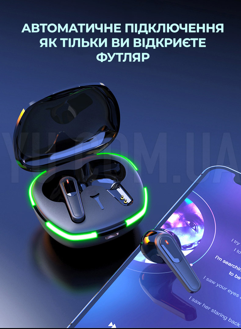 Бездротові навушники з сенсорним керуванням AIR pro 60 TWS fone Бездротові навушники з сенсорним керуванням AIR pro 60 TWS fone